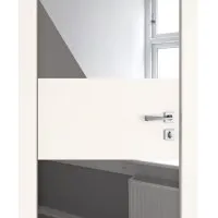 Дверь межкомнатная DO-508 Сливки/Зеркало