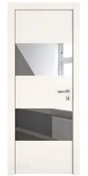 Дверь межкомнатная DO-508 Сливки/Зеркало