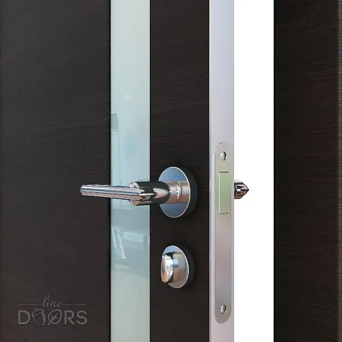 Дверь DO-507 Венге горизонтальный/стекло Белое