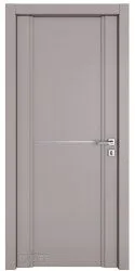Дверь межкомнатная DG-M-5 Серый бархат/молдинг светлый