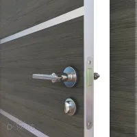 Дверь межкомнатная DG-505 Ольха темная