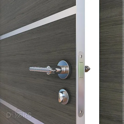 Дверь межкомнатная DG-505 Ольха темная