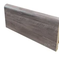 Плинтус Орех седой темный ПВХ