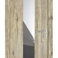 ШИ дверь DO-610 Рустик натуральный/Зеркало