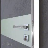 ШИ дверь DO-609 Бетон темный/Снег