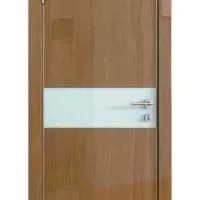 Дверь межкомнатная DO-509 Анегри темный/стекло Белое