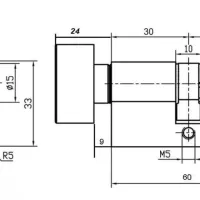 Ключевой цилиндр 60CK AB / HS 60CK AB