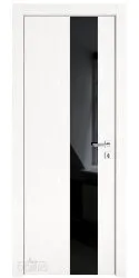 ШИ дверь DO-604 Жемчуг/стекло Черное