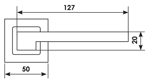 Дверная ручка NC-2-S CSA
