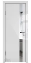 ШИ дверь DO-607 Серый глянец/Зеркало