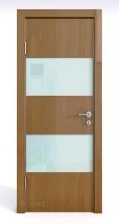 Дверь DO-508 Анегри темный/стекло Белое Скидка 50 %!