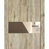 ШИ дверь DO-609 Рустик натуральный/зеркало Бронза