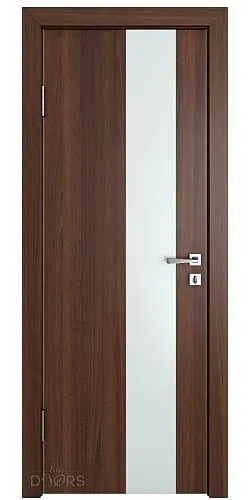ШИ дверь DO-604 Орех тисненый/Снег