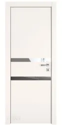 Дверь межкомнатная DO-513 Сливки/Зеркало