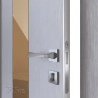 Дверь межкомнатная DO-510 Металлик/зеркало Бронза