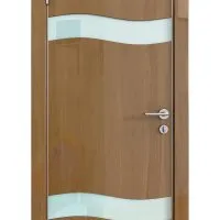 Дверь межкомнатная DO-503 Анегри темный/стекло Белое