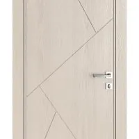 Дверь межкомнатная Прима Ясень капучино