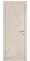Дверь межкомнатная Прима Ясень капучино