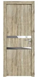 Дверь межкомнатная DO-513 Рустик натуральный/Зеркало