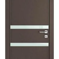 ШИ дверь DO-613 Бронза/стекло Белое