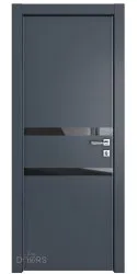 Дверь межкомнатная DO-513 Мэджик ПЭТ/стекло Черное