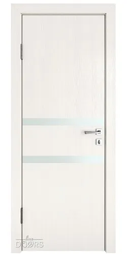 Дверь межкомнатная DO-513 Белый ясень/Снег