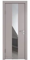 ШИ дверь DO-610 Серый бархат/Зеркало
