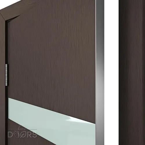 ШИ дверь DO-602 Бронза/стекло Белое