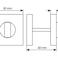 Завертка сантехническая LUX-WC-S5 CSA