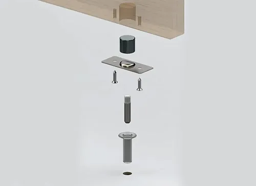 Упор магнитный автоматический скрытый FANTOM PREMIUM FNT0006