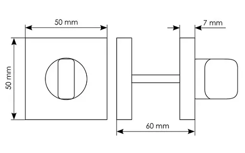Завертка сантехническая LUX-WC-S5 CSA