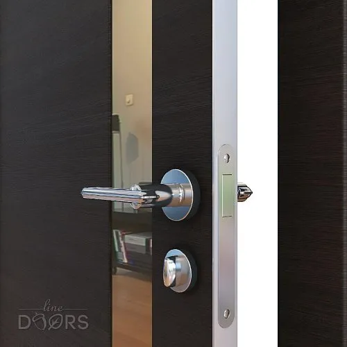 Дверь DO-507 Венге горизонтальный/зеркало Бронза