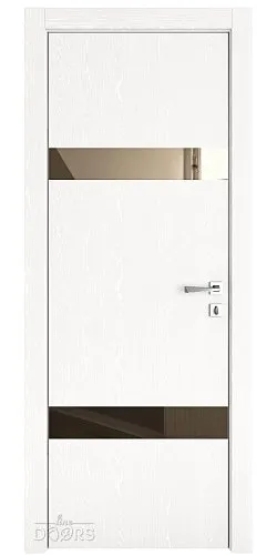 ШИ дверь DO-602 Жемчуг/зеркало Бронза