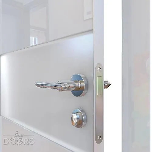 Дверь DO-501/1 Белый глянец/Снег Скидка 50 %!