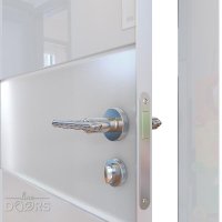 ШИ дверь DO-601 Белый глянец/Снег