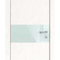 ШИ дверь DO-601 Жемчуг/стекло Белое