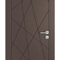 Дверь межкомнатная Абстракция Бронза