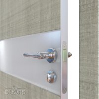 ШИ дверь DO-609 Серый дуб/Снег