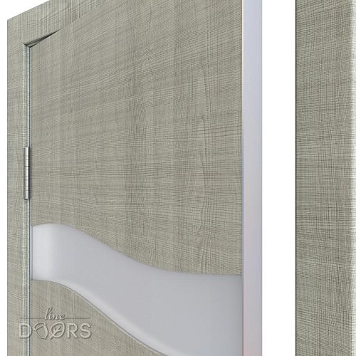 ШИ дверь DO-603 Серый дуб/Снег