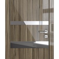 Дверь межкомнатная DO-512 Сосна глянец/зеркало Бронза