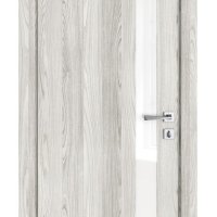 Дверь межкомнатная DO-507 Айс/стекло Белое