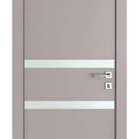 Дверь межкомнатная DO-513 Серый бархат/Снег