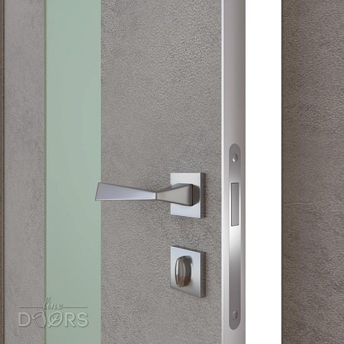 ШИ дверь DO-610 Бетон светлый/Снег