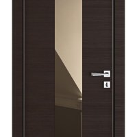 ШИ дверь DO-610 Венге горизонтальный/зеркало Бронза