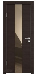 ШИ дверь DO-610 Венге горизонтальный/зеркало Бронза