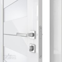 Дверь межкомнатная DO-TRIS Белый глянец/Белое