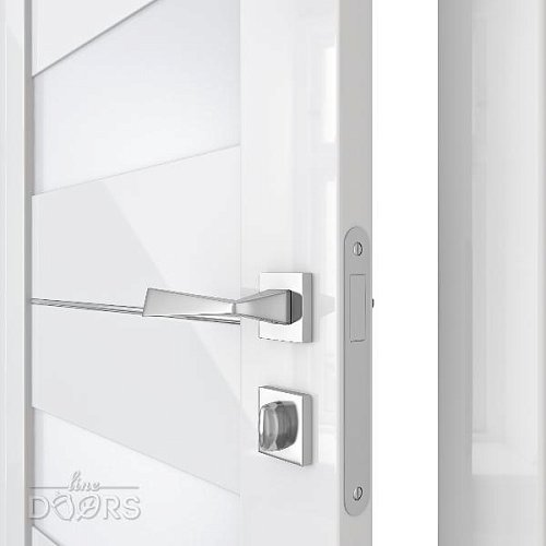Дверь межкомнатная DO-TRIS Белый глянец/Белое