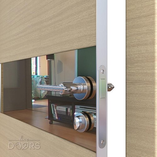 Дверь межкомнатная DO-509 Неаполь/зеркало Бронза