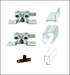 Раздвижная система без доводчика для 2 дверей Eco 3m