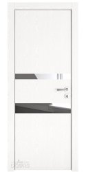 ШИ дверь DO-612 Жемчуг/Зеркало